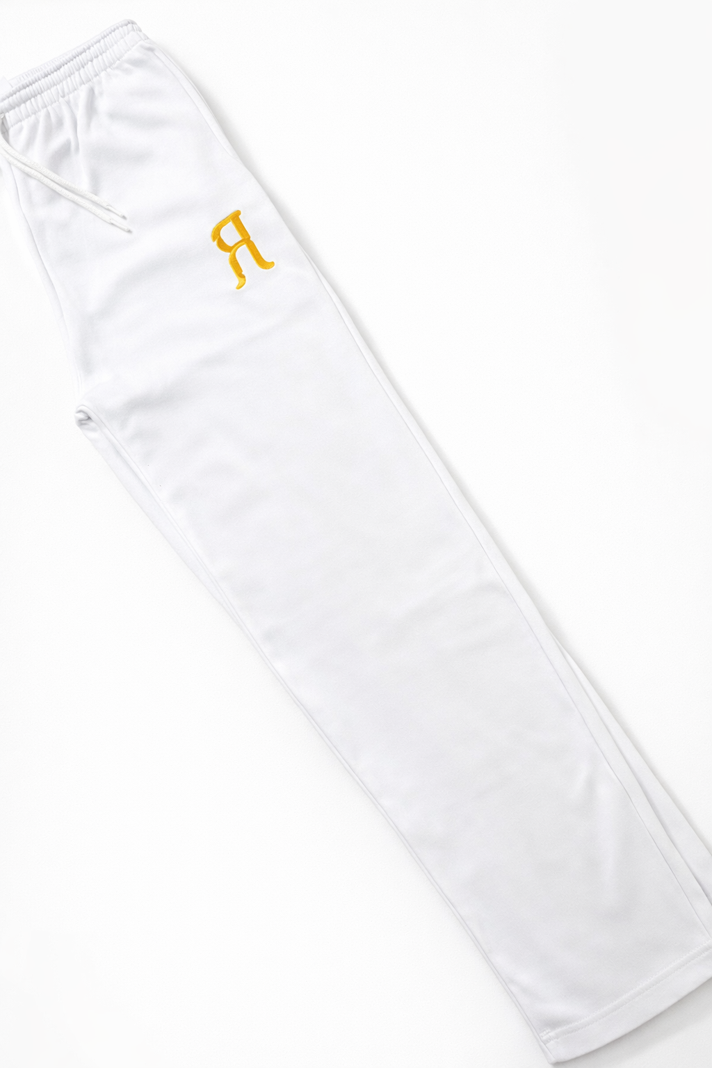 RUII After Hours Soft-Knit Frost White Sweatpants