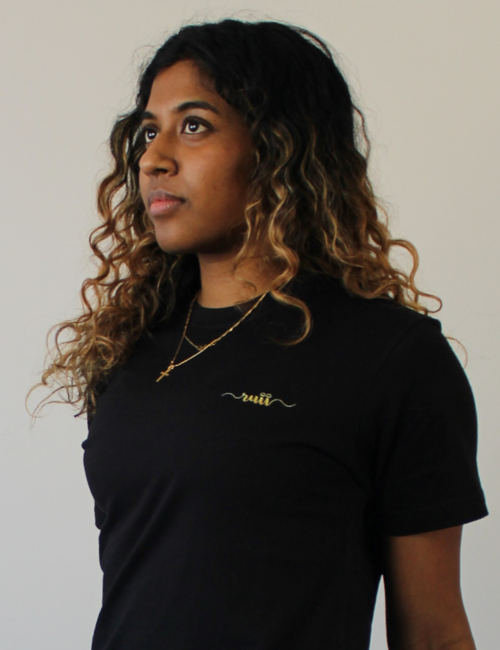 Unisex Crewneck T-Shirt - After Dark Black