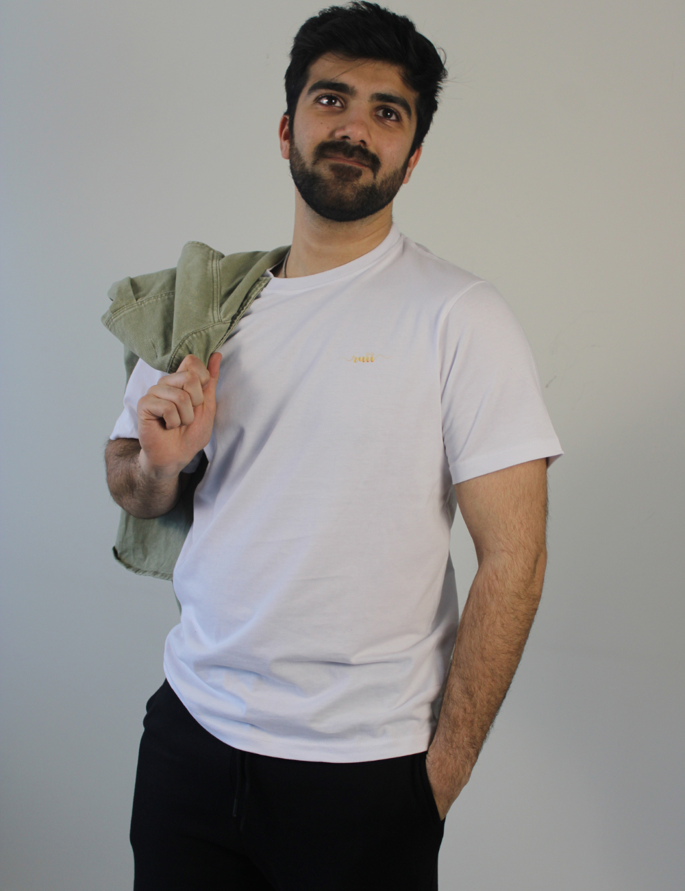 Unisex Crewneck T-Shirt - After Dark Black