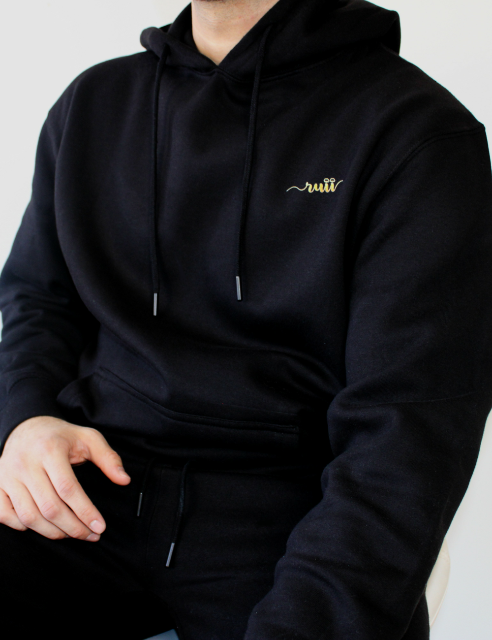 Heavyweight Unisex Pullover Hoodie - After Dark Black
