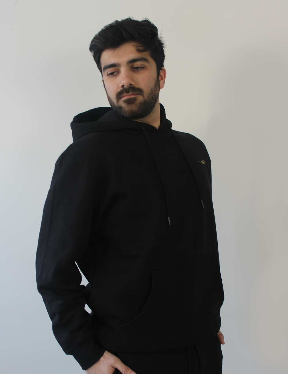 Heavyweight Unisex Pullover Hoodie - After Dark Black